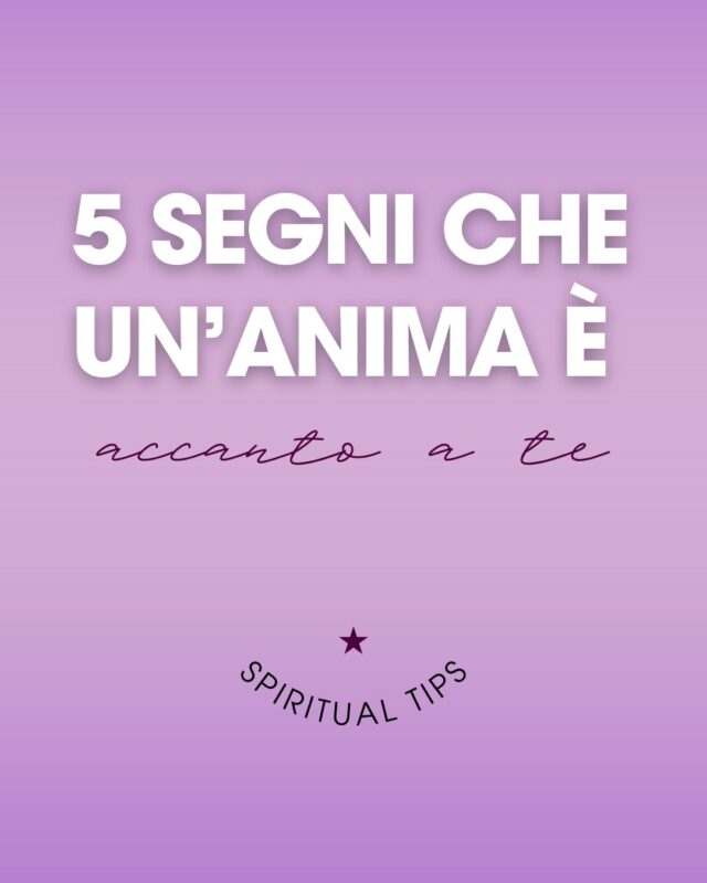 A volte non serve vedere per sentire.
Serve solo aprirsi all'invisibile, con l'anima, con il cuore.
E fidati, perché l’Amore non finisce mai.
💭 Ti è mai capitato di percepire uno di questi segnali?
Scrivimi nei commenti, se ti va.
Ti leggo, ti ascolto, ti rispondo. 🩷
__
#medium #sensitiva #medianità #anime #cielo
Sensitiva Lugano
Medium Lugano
Sensitiva Italia
Medium Italia