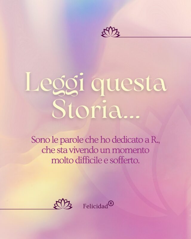 Quando siamo insieme, il complesso comincia a schiarirsi un po'.
Questo è il messaggio che ho dedicato a R., che sta vivendo un momento molto difficile e sofferto e che ha voluto condividerlo nel gruppo WhatsApp in cui ci ascoltiamo e ci sosteniamo a vicenda. 🩷
✨ Come entrare nel gruppo?
__
#medium #sensitiva #lugano #italia #anime #vita #cielo
Medium Lugano
Medium Italia
Sensitiva Lugano
Sensitiva Italia