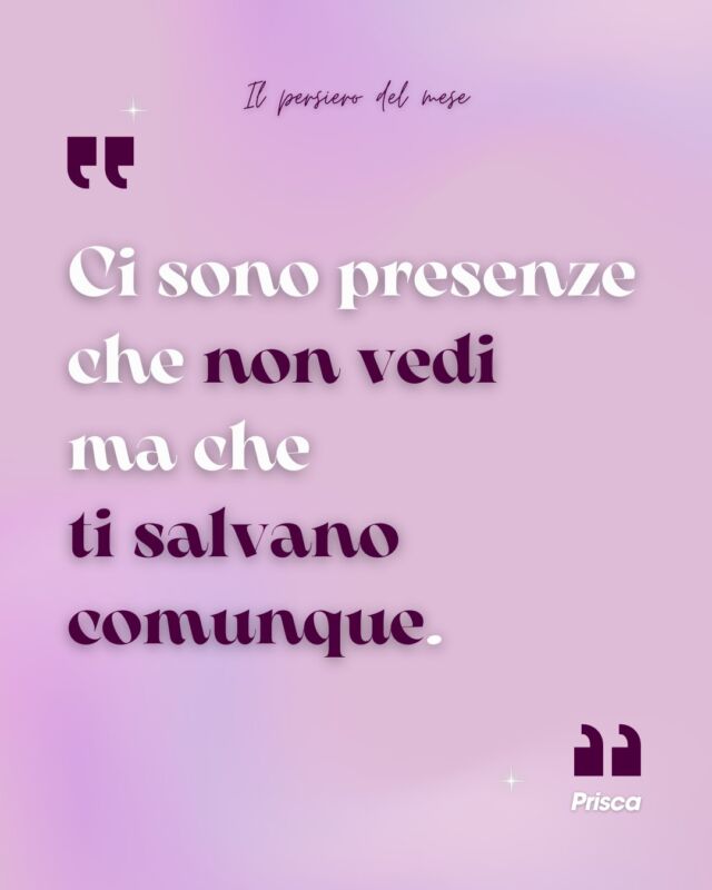 Ci sono presenze che non vedi, ma che sono capaci di cambiarti la vita ugualmente, di salvarti comunque.

Sentire è un esercizio che va oltre gli occhi, percepire è un dono che va oltre la vista.
Ma, ricorda, chi ti ama, ti ama sempre. Oltre il tempo, oltre lo spazio.

___
💖 Desideri vivere la tua esperienza medianica con me?

🌺 Contattami. 🌺
Prenota il tuo consulto.

__
#medium #sensitiva #medianità #anime #cielo
Sensitiva Lugano
Medium Lugano
Sensitiva Italia
Medium Italia