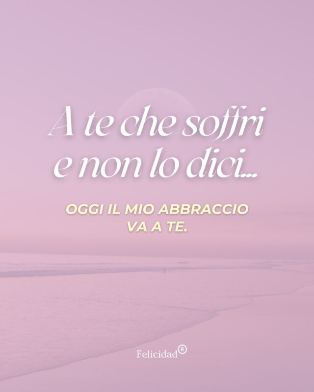 Ricorda sempre che la sofferenza è un passaggio.
E se stai soffrendo, se stai soffrendo e non lo dici, ti dono tutto il mio profondo abbraccio.🩷

__
#medium #sensitiva #medianità #anime #cielo
Sensitiva Lugano
Medium Lugano
Sensitiva Italia
Medium Italia