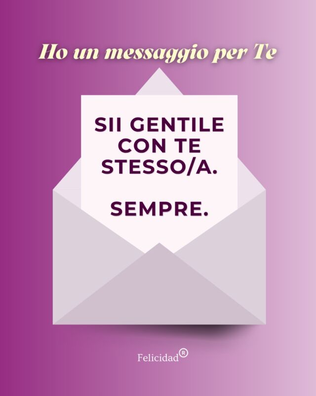 Oggi ho un messaggio per te.

Pratica gentilezza nei confronti della tua vita e di chi sei.
Sii gentile con il tuo percorso, con il tuo dolore, con il tuo Sentire.
Sii gentile con le tue paure e le tue cadute, con le tue lacrime e i tuoi smarrimenti.

Sii gentile con la tua Anima. Sempre.

🌺 Mi prometti che lo farai?
Se sì, lasciami un cuore nei commenti, un cuore che suona come una promessa con me e con te. ☺🤍

____

#medianità #contattospirituale #sensibilità #spiritualità #medium #anime

Sensitiva Lugano
Medium Lugano
Sensitiva Italia
Medium Italia