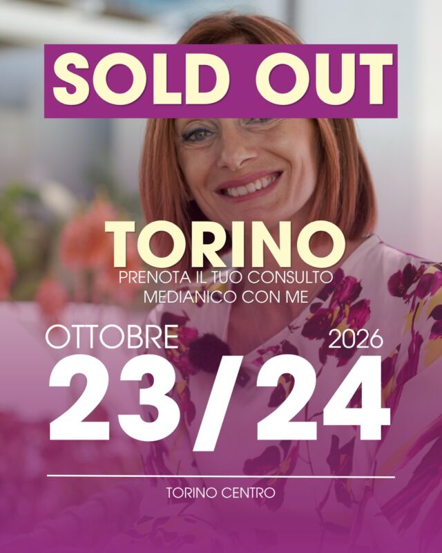 Torino è già Sold Out! 😱
Presto arriveranno nuove date a Torino e in tutta Italia.

Grazie  a voi per l'affetto. 🩷